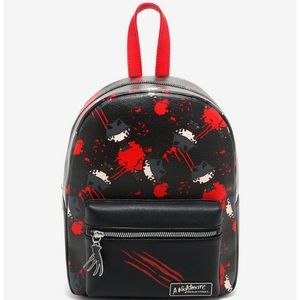 A Nightmare On Elm Street Chibi Freddy Krueger Horror Mini Backpack NWT